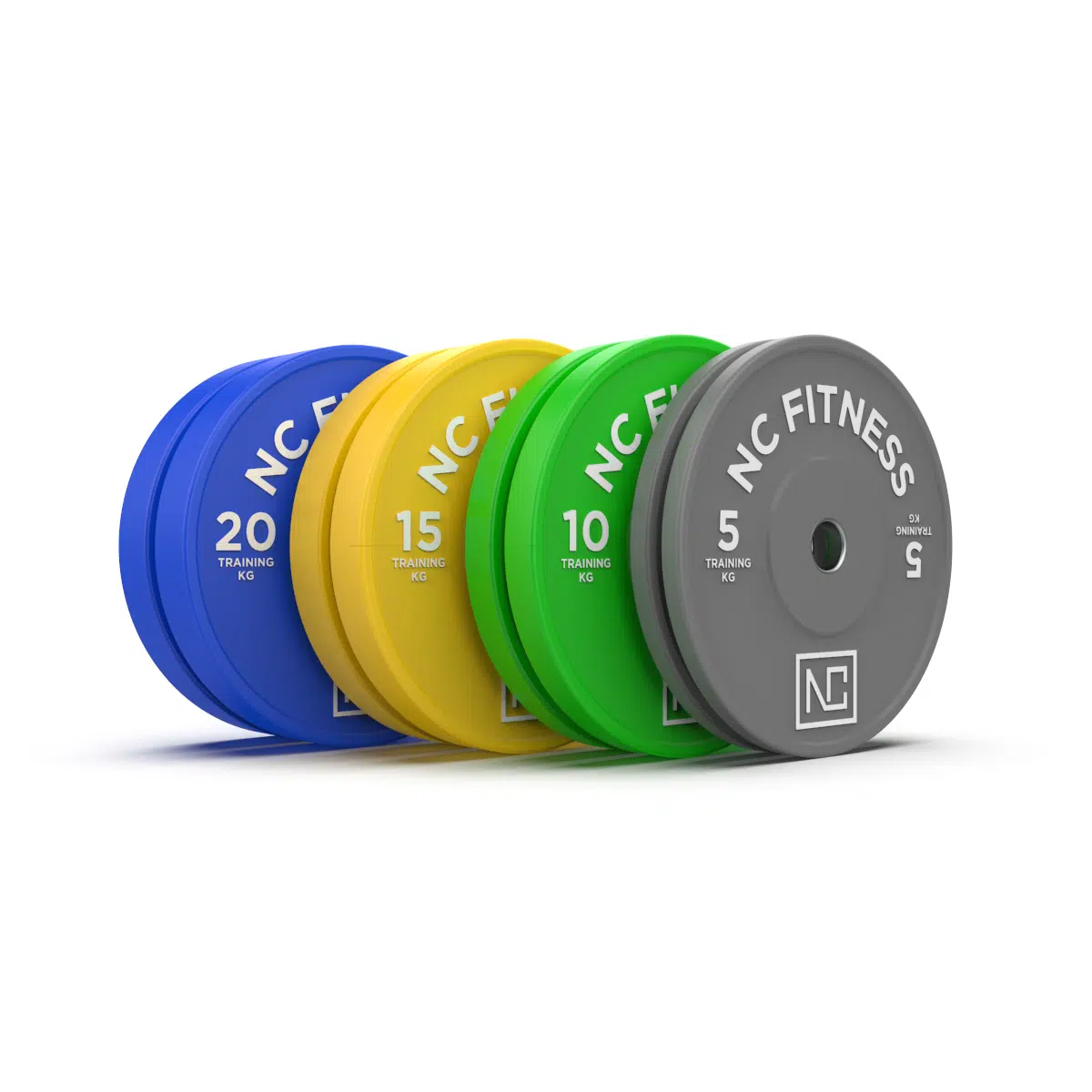 Bumper Plate Coloured Set – 100KG