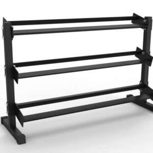 5-25 KG Rubber Hex Dumbbell Set With Stand